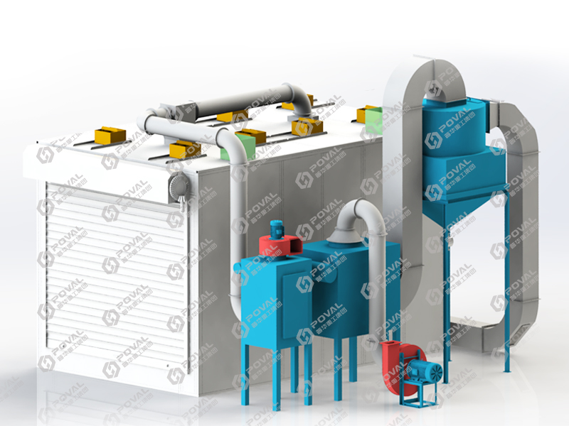 全自動(dòng)機械輸送回收式噴砂房/噴丸房-青島普華重工